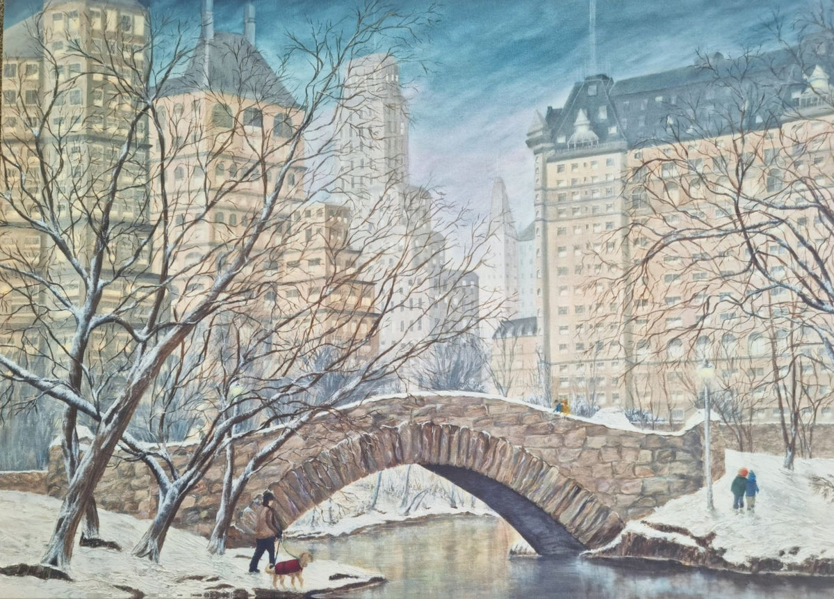 Winter Wonderland (New York) canvas print – The SAN Gallery